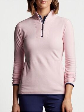 Peter Millar Women's Micro Fleece 1/4
Zip- Pink // M